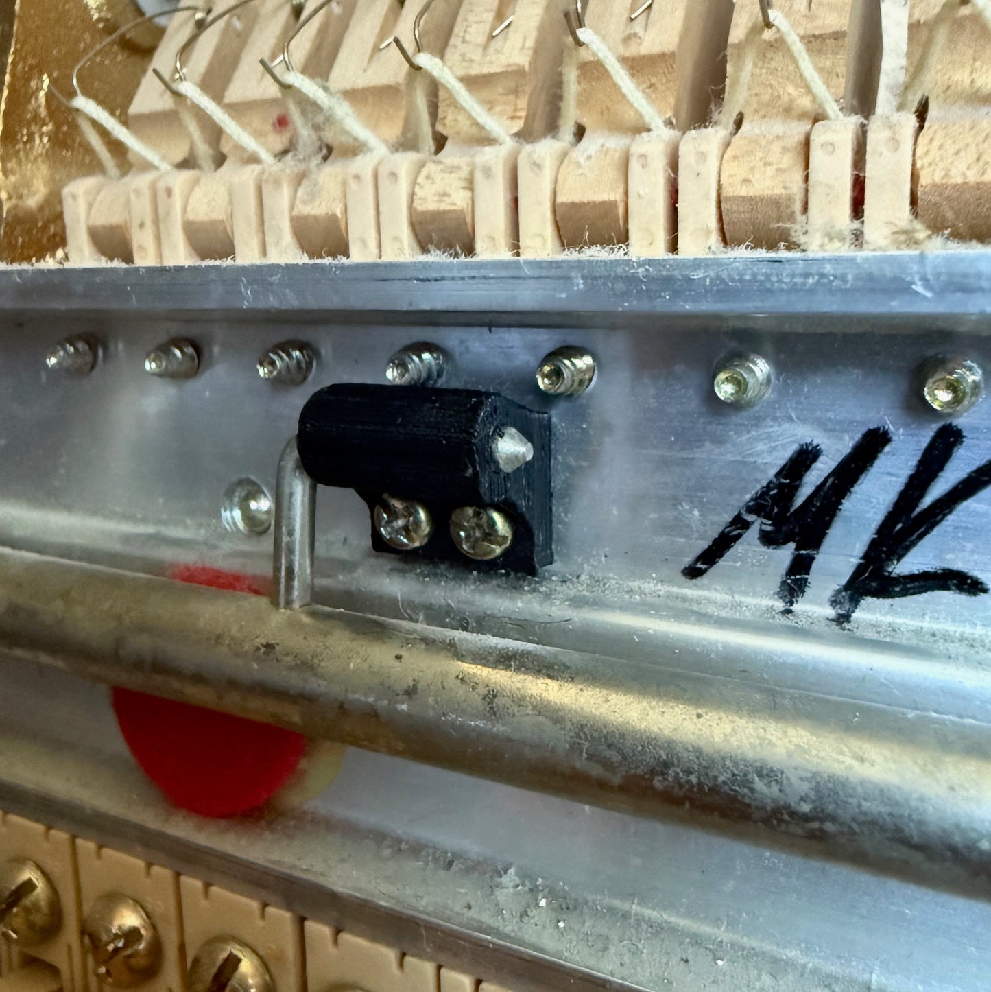 Damper Rod Bracket for Boston & Kawai Upright Pianos