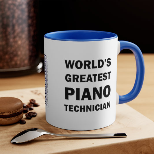 World's Greatest Piano Technician 11oz Mug