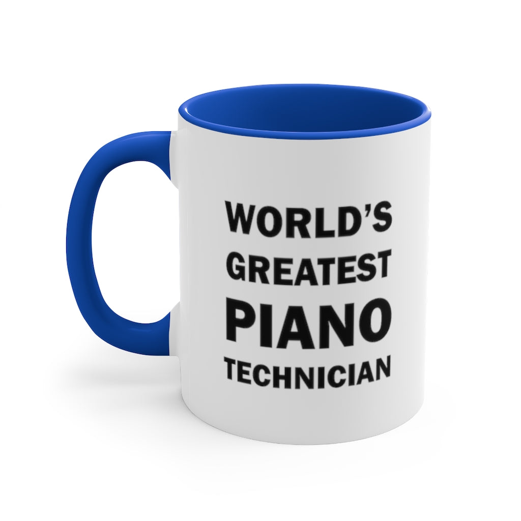 World's Greatest Piano Technician 11oz Mug