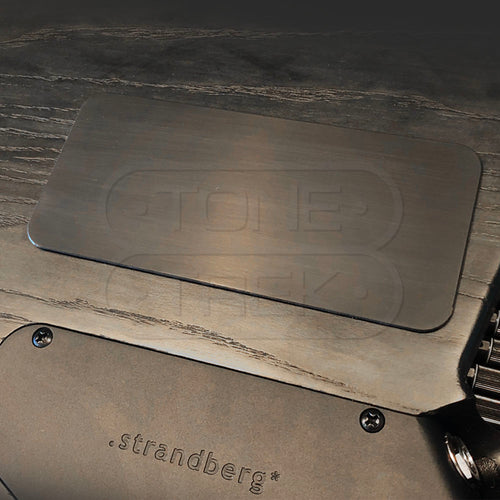 Strandberg 7-String Tremolo Spring Cavity Cover - Black ABS Plastic