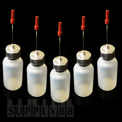Short Needle Dispenser Bottle - 5 Pack 0.5 oz. Hypo Oilers – Supply88