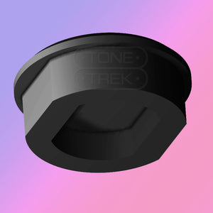 Strandberg Tremolo Hole Cover Plug - Black Flexible TPU